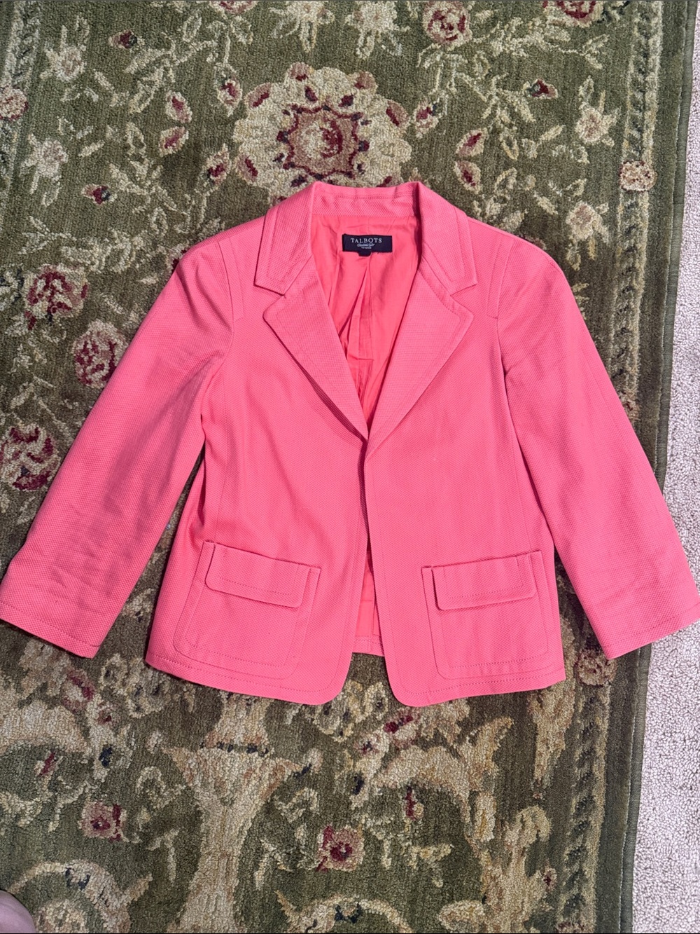 WOW POSHMARK Authentic Talbots Petites Coral Pink Blazer